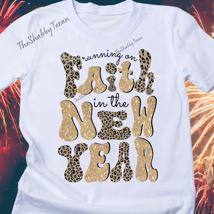 New Years 2025 DTF Shirt Transfers