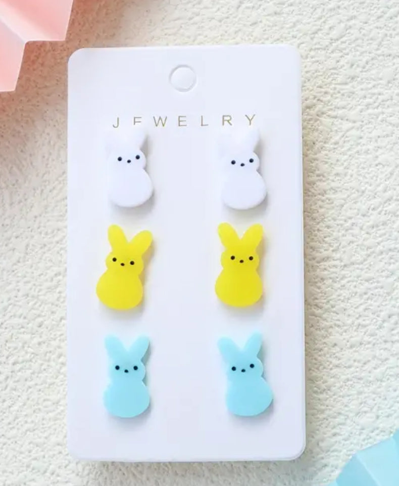 Easter Peep Style Earrings