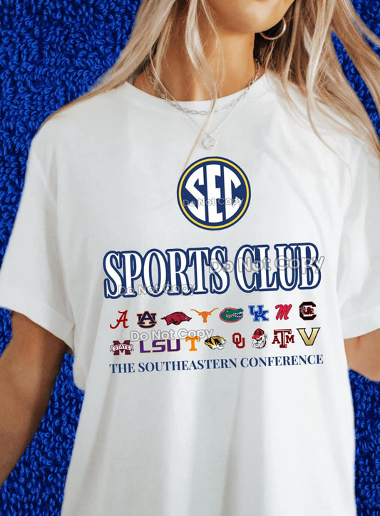 SEC Champion Shirt or Transfers