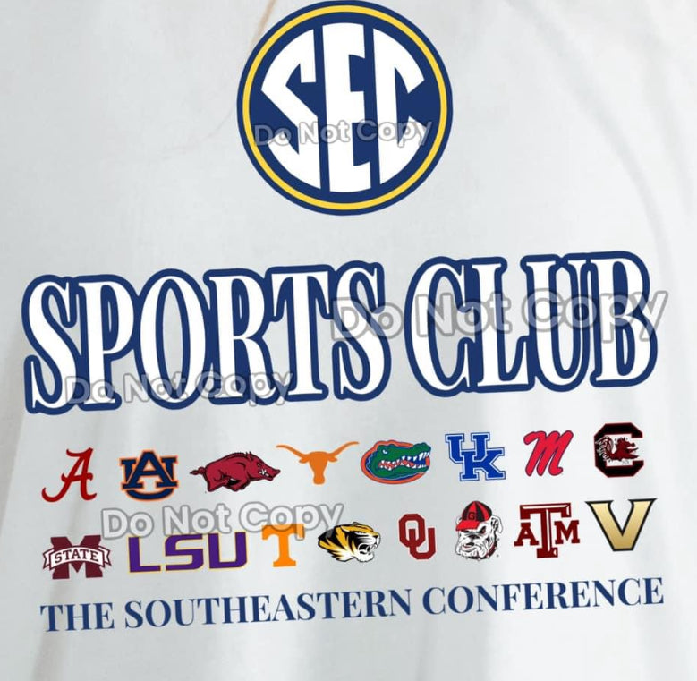 SEC Champion Shirt or Transfers