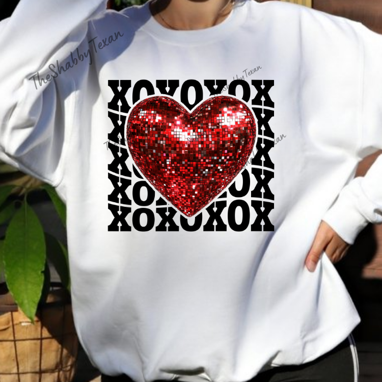 XOXO Disco Heart Shirts