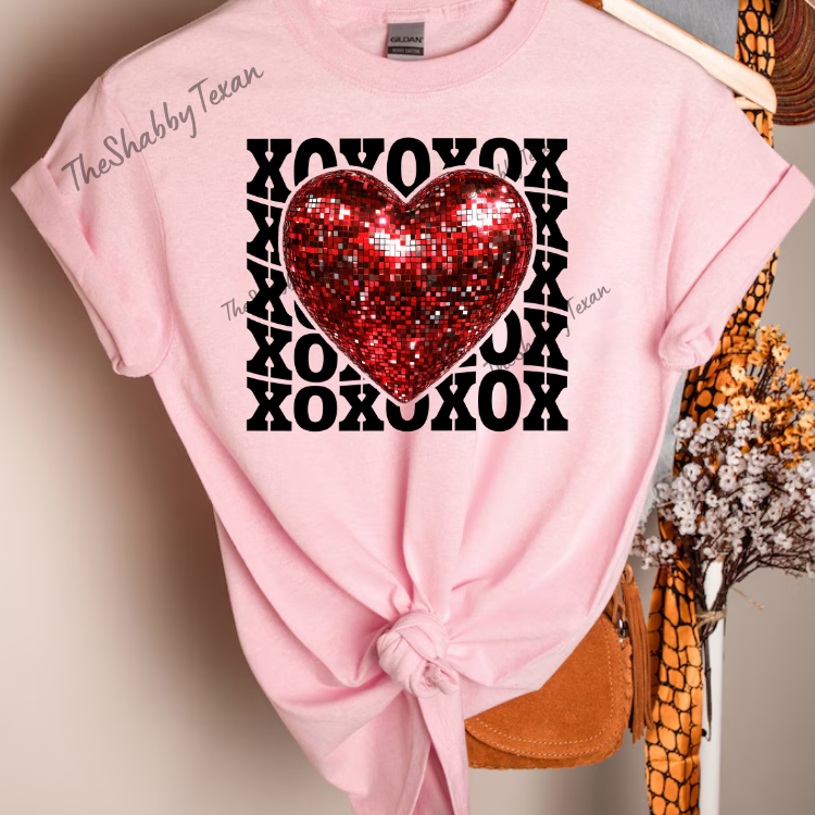 XOXO Disco Heart Shirts