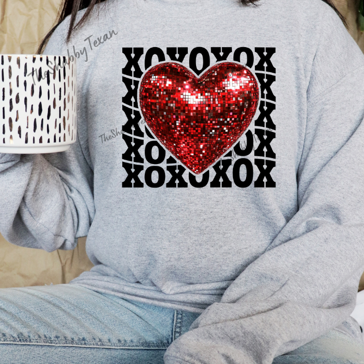 XOXO Disco Heart Shirts