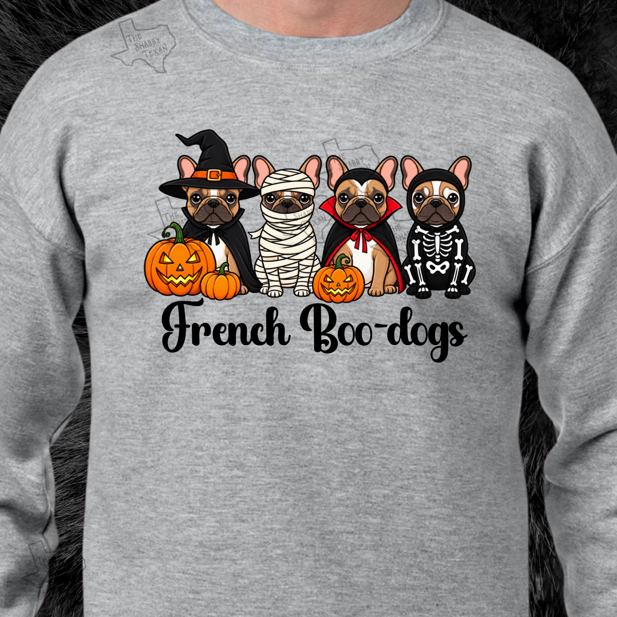 French Boo-Dogs DTF Transfers