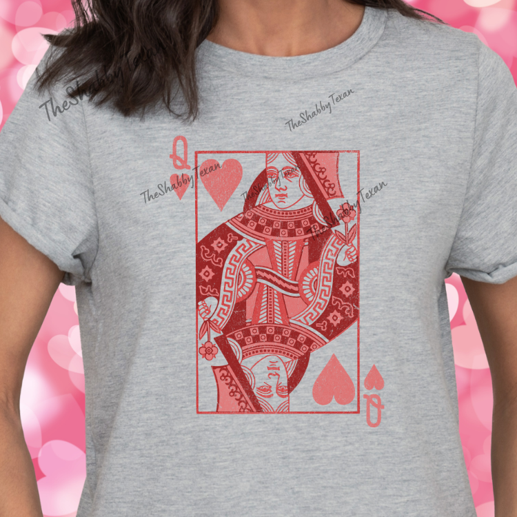 Queen of Hearts Shirts and Transfers