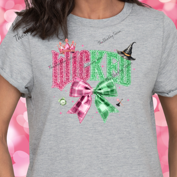 Wicked Sparkle Bow Shirt