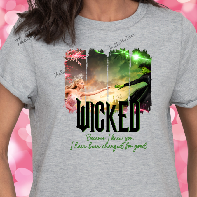 Wicked Changed for Good Shirts