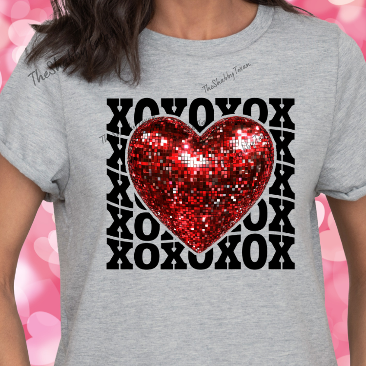 XOXO Disco Heart Shirts