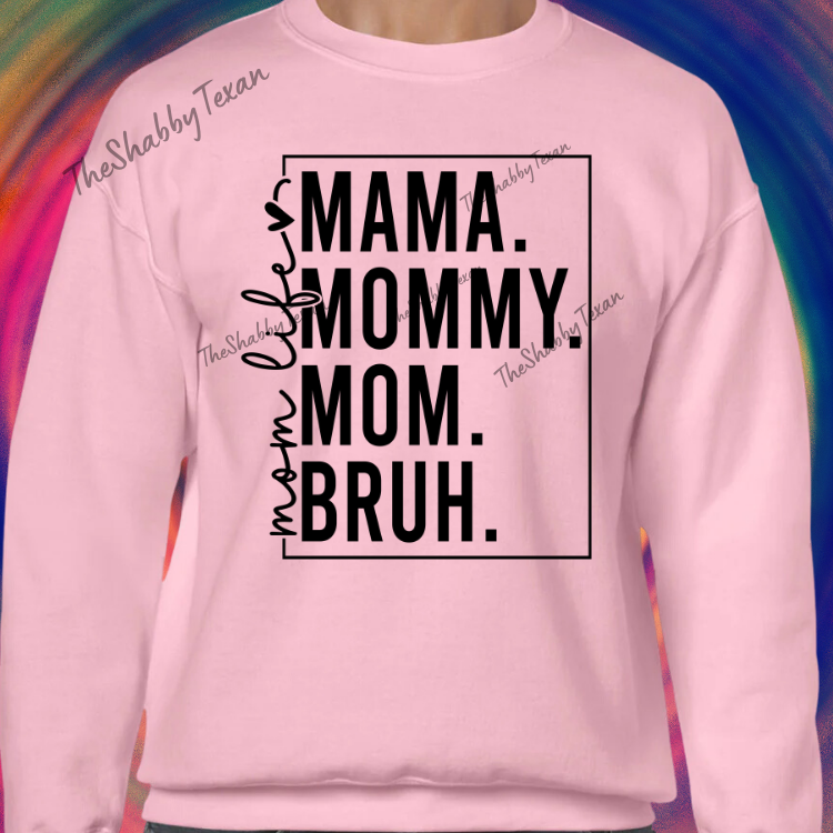 Mom Life Shirts and Transfers