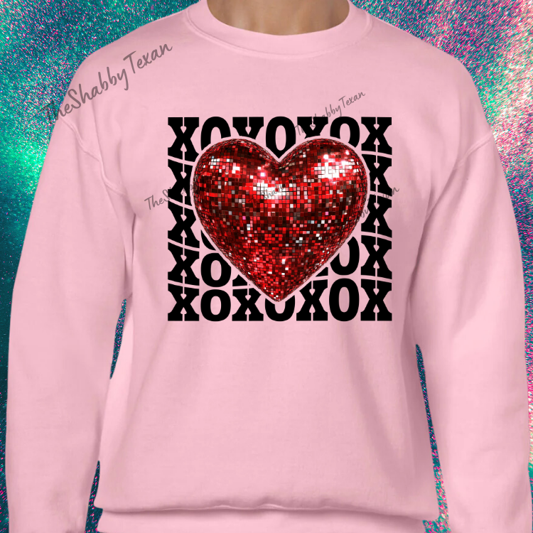 XOXO Disco Heart Shirts