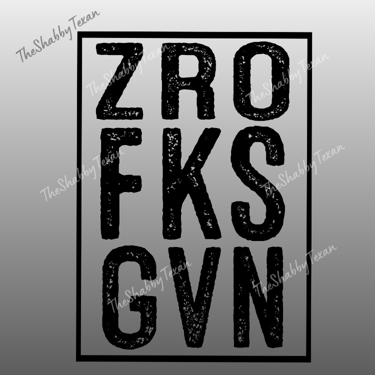 ZRO FKS GVN Shirts and Transfers