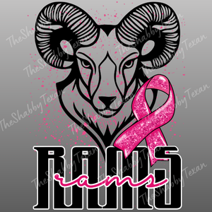 School Mascot Cancer Awareness DTF Shirt Transfers