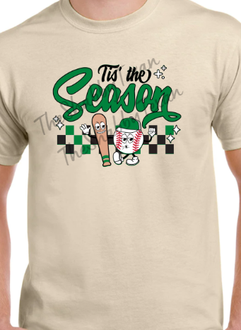 Tis the Season Baseball Shirts