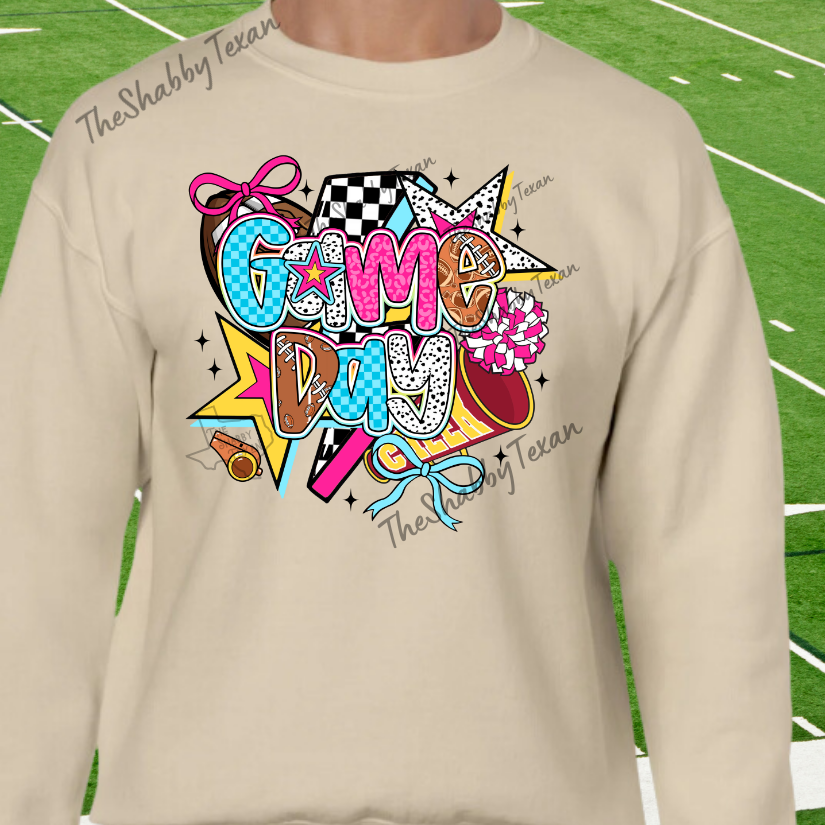 Retro Game Day Tshirts and Sweatshirts