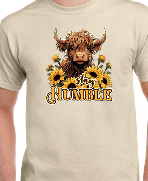 Stay Humble w/ Cow Shirt