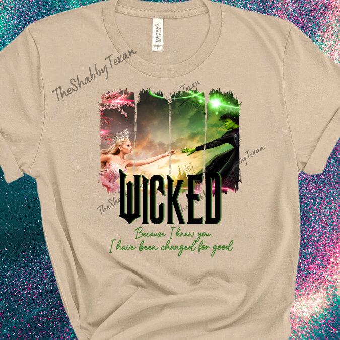 Wicked Changed for Good Shirts