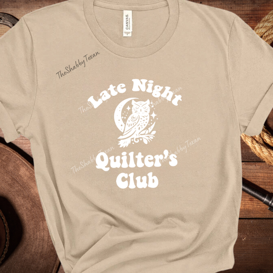 Late Night Quilters Club DTF Transfers