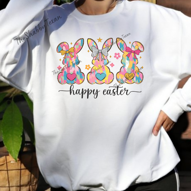 Triple Coquette Bunny Shirts and Transfer