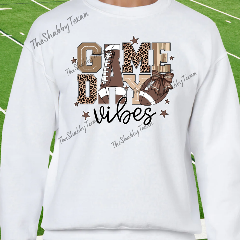Game Day Vibes Tshirts and Sweatshirts