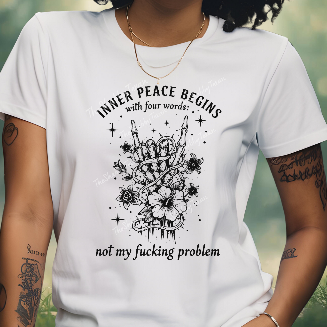 Inner Peace Begins With ... Shirts
