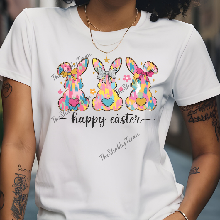 Triple Coquette Bunny Shirts and Transfer