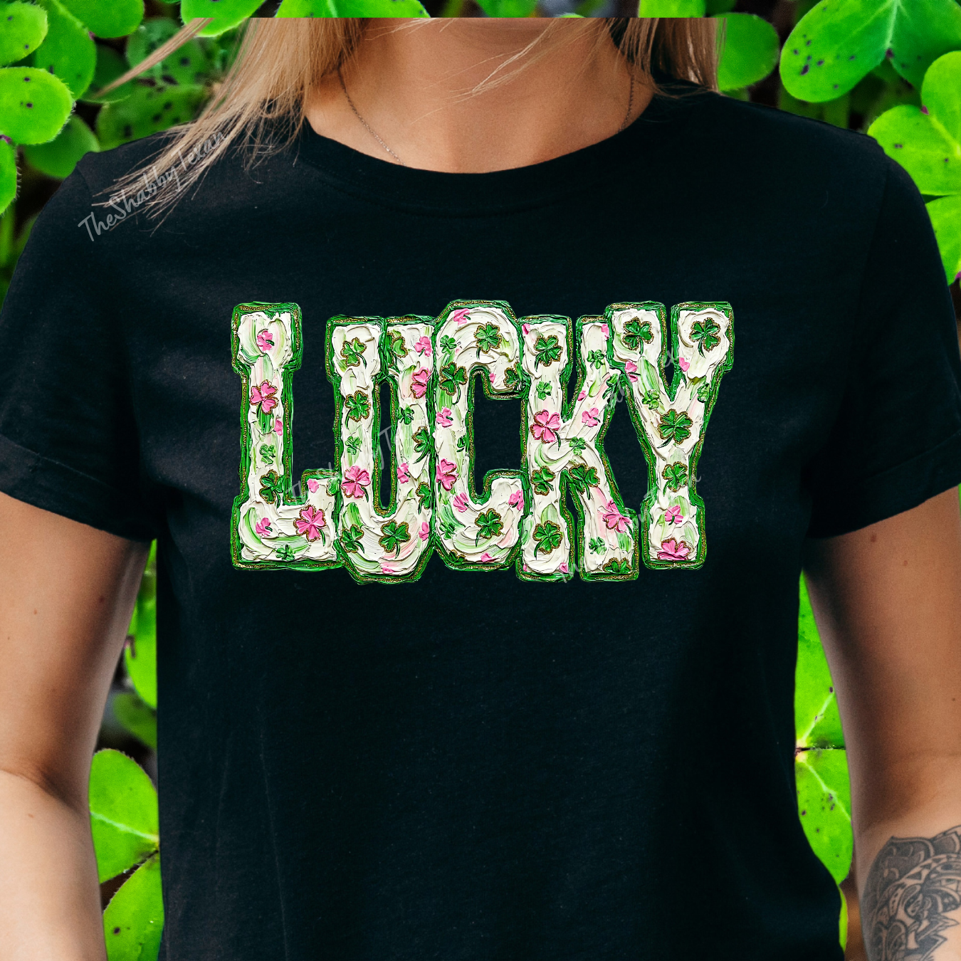 Lucky Brushstroke DTF Transfers