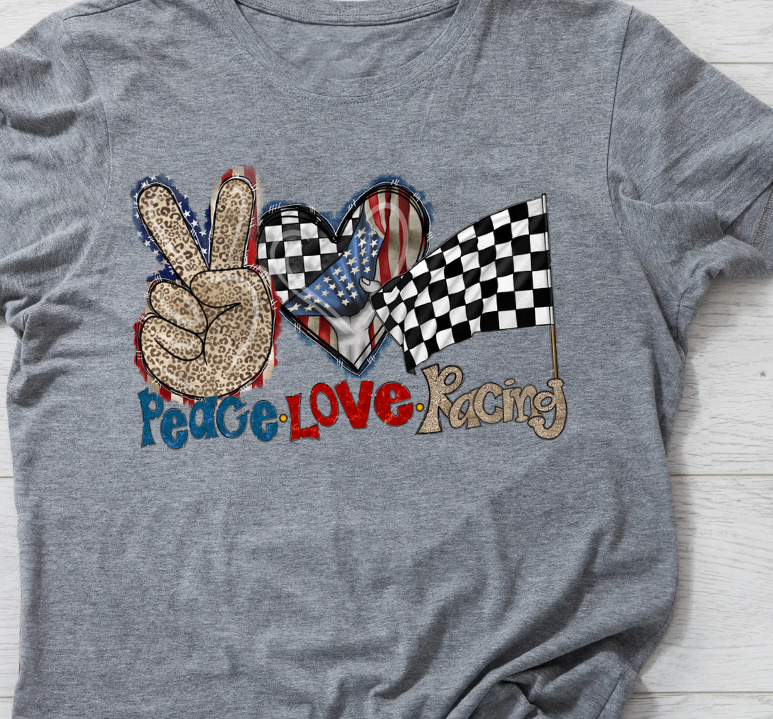 Peace Love Racing Shirts