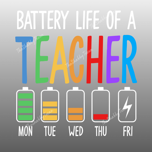 Teacher Style DTF Transfers