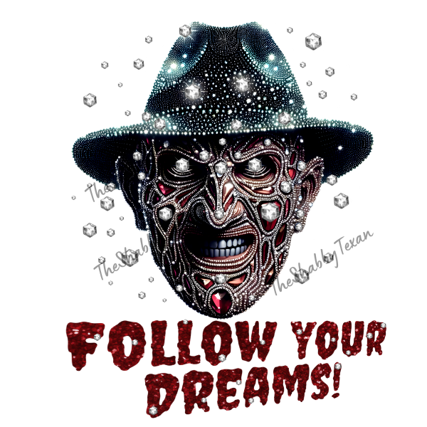 Horror Killers Rhinestone Shirt Transfers