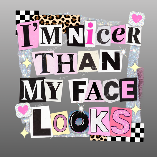Im Nicer Than My Face Looks Shirts