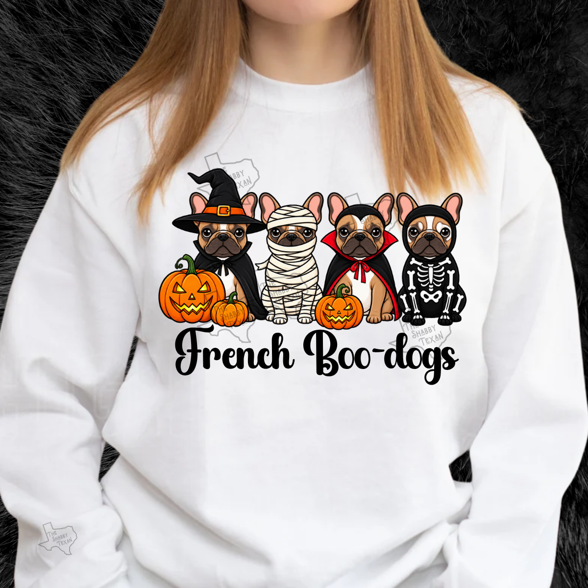 French Boo-Dogs DTF Transfers